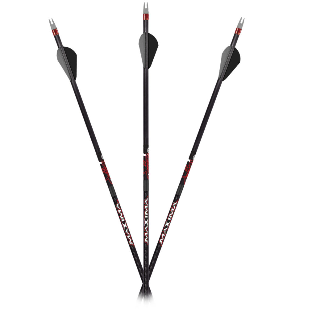 Carbon Express Arrows Maxima Triad Red Zone Pack Bare Shafts