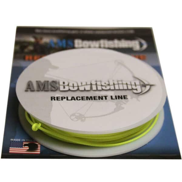 AMS Bowfishing Braided Dacron Replacement Line 200# 25 Yards Yellow L20-25-YEL
