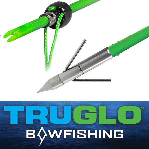 TRUGLO Bowfishing Arrow Lunker Point w/ Slide Safety System TG140B1G