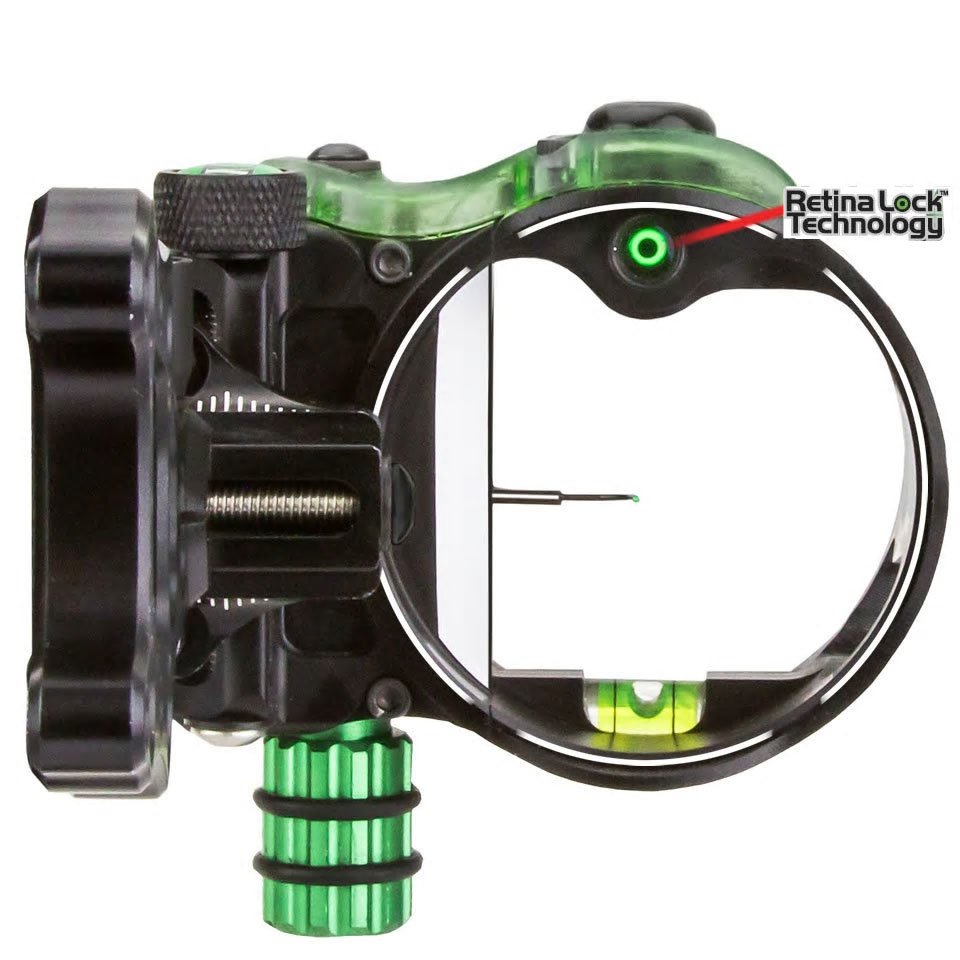 IQ Pro Compound Bow Sight 5 Pin Left Hand Bow Archery Sight With Retina Lock