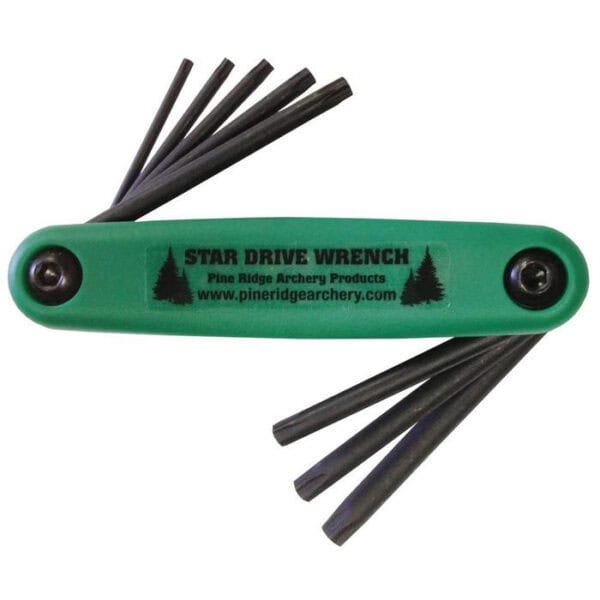 Pine Ridge Archery Archers Star Drive Wrench Set T9-T10-T15-T20-T25-T27-T30-T40 (For PSE & Elite Bows) 2526