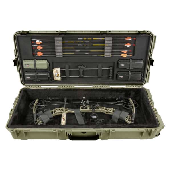 SKB iSeries Deluxe Plush Large Parallel Limb Bow Case OD Green