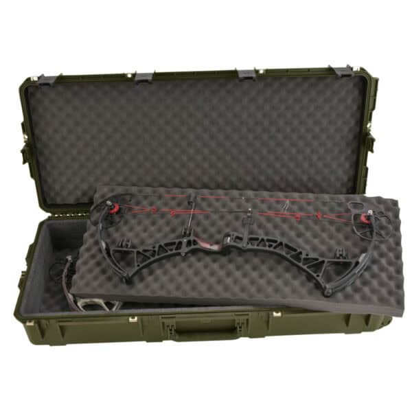 SKB Case Bow Rifle Double Case 40"Lx16"Wx6.5"D Olive Green 3i-4217-DB-M