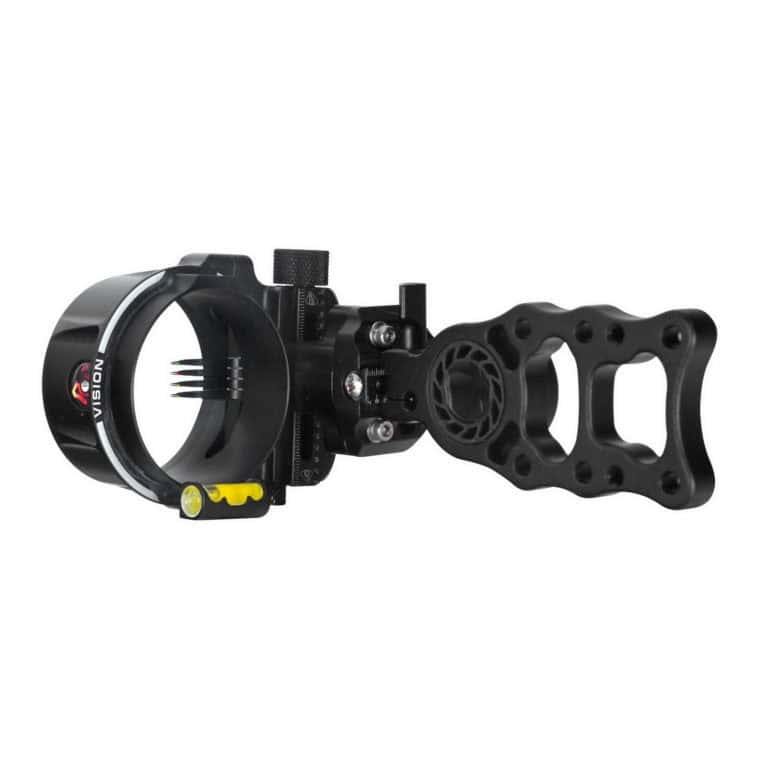 HHA Sports Bow Sight Tetra Max Tournament .019 1 Pin Green 1 5/8" Dia