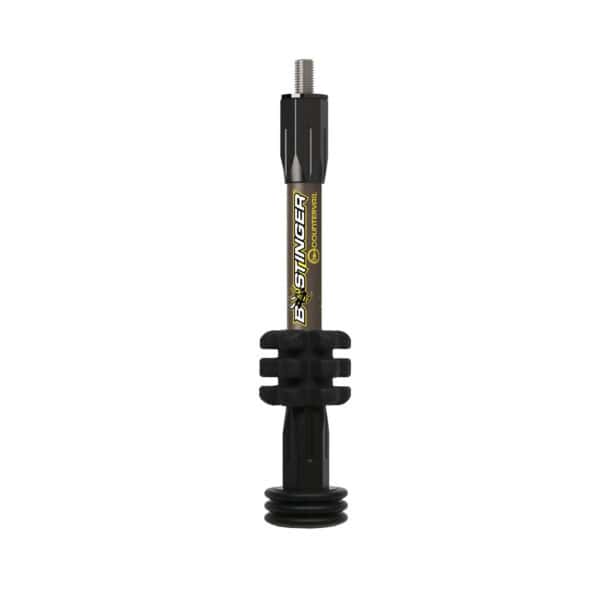 Bee Stinger Stabilizer MicroHex Hunter 6" w/ Vibration Dampener Brown MHX06BR