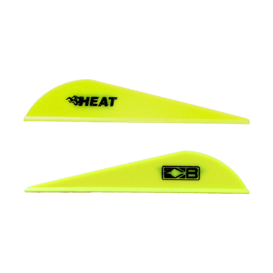 Bohning Heat Vanes Neon Red 36 Pack 