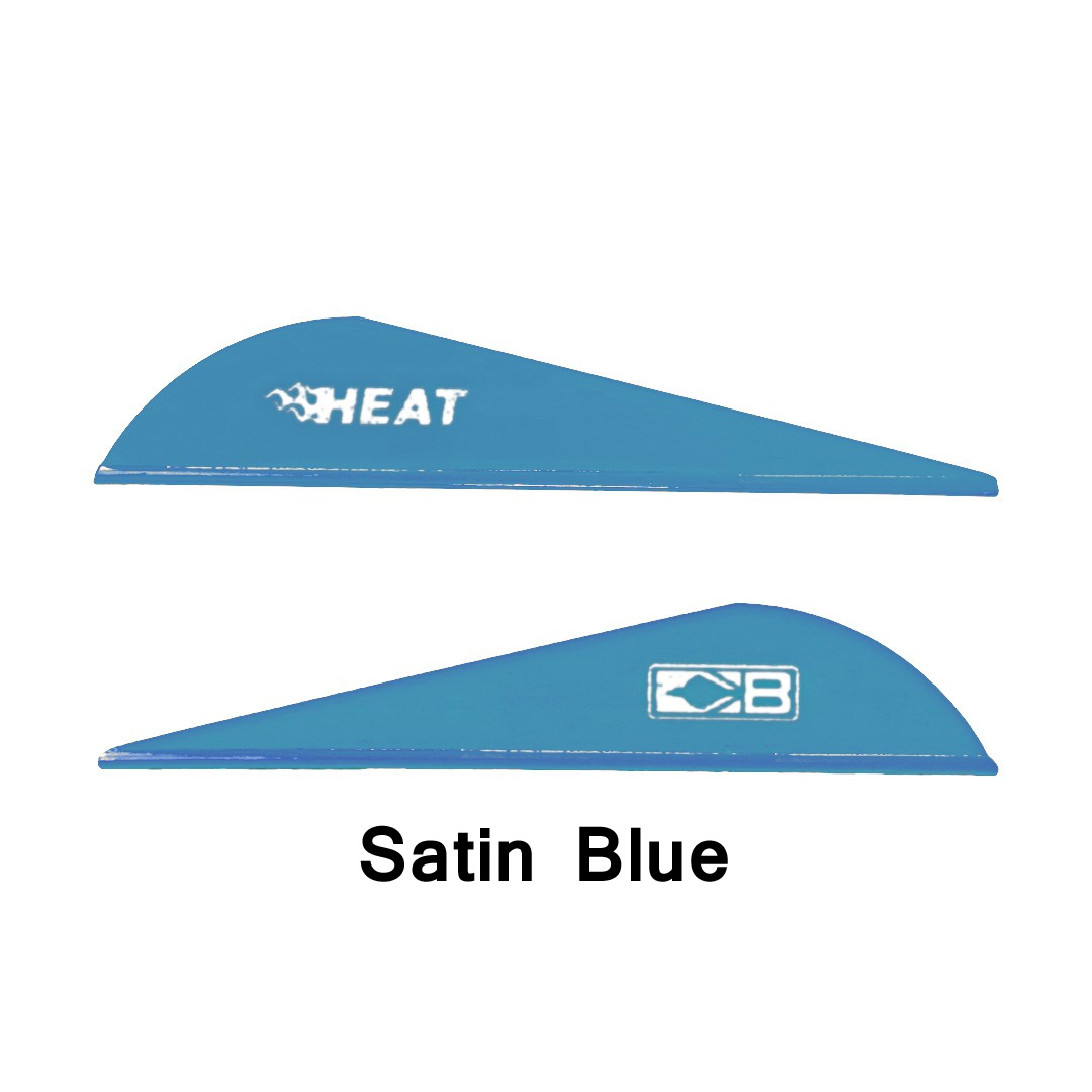 Bohning Heat Vane 2.5" Vane Satin Blue - Farmstead Outdoors.