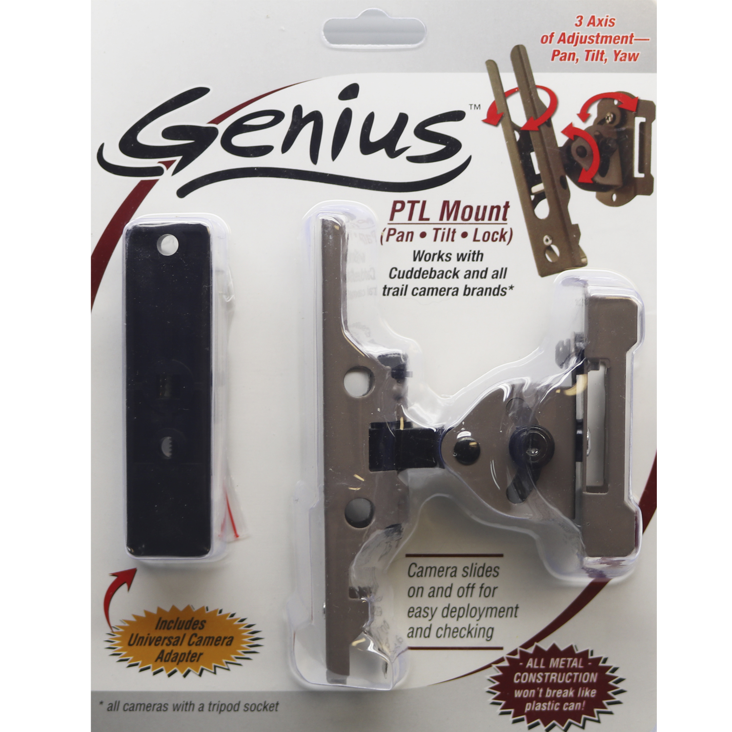 Details about   Cuddeback Genius Universal Trail Camera Mount and Cable Lock Kit 4 Pack 