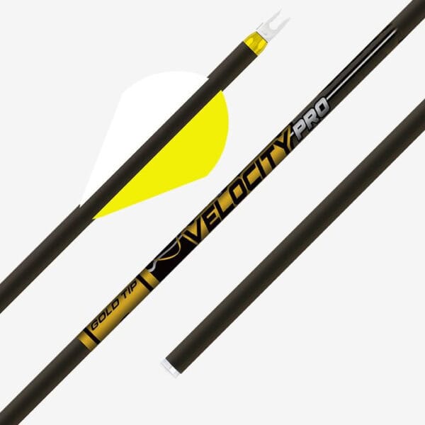 Gold Tip Arrows Velocity Pro 1 Dozen 2" Raptor Vanes .001" Straightness