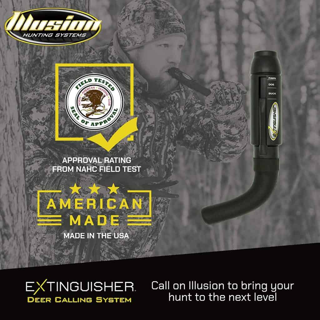 Illusion Game Call System Extinguisher Deer Call Black Farmstead Outdoors
