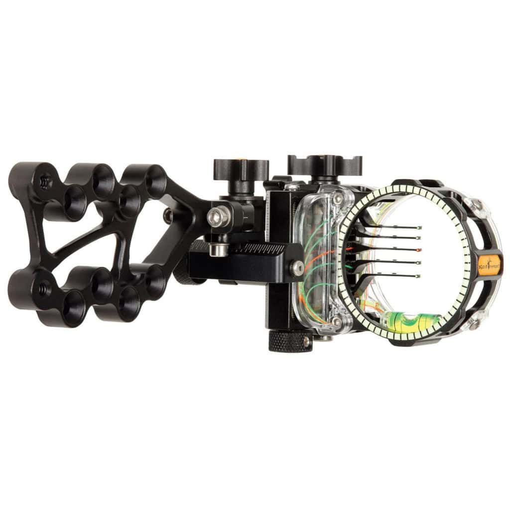 Trophy Ridge Sight React Pro 5 Pin .019 Bow Sight W/ Sight Light Left