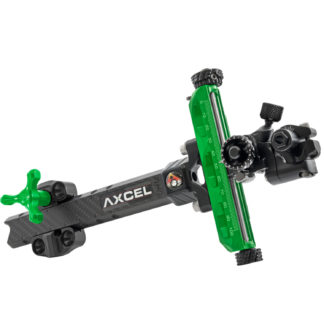 Axcel Archery Sights Achieve XP UHM Carbon Bar Compound 9 Right Hand Green