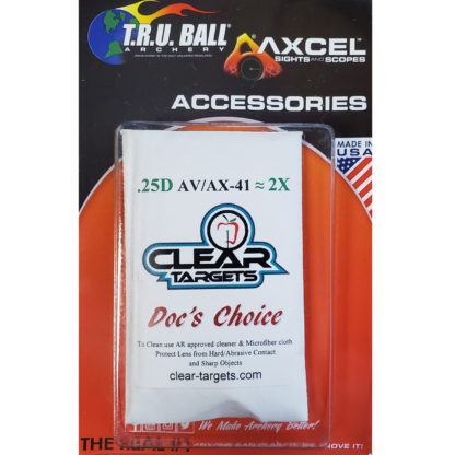 Axcel Sight X-41 Clear Target Docs Choice Lens 2X AX41-CTDC-2X