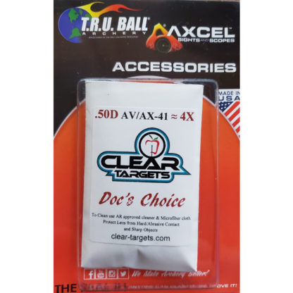 Axcel Sight X-41 Clear Target Docs Choice Lens 4X AX41-CTDC-4X