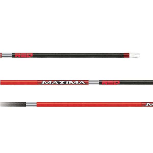 Carbon Express Arrows Maxima Red 12 Pack Bare Shafts 250 350 Spine Arrow