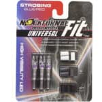 Nockturnal FIT Universal Size Strobing Red & BLUE Lighted Nock NT-310