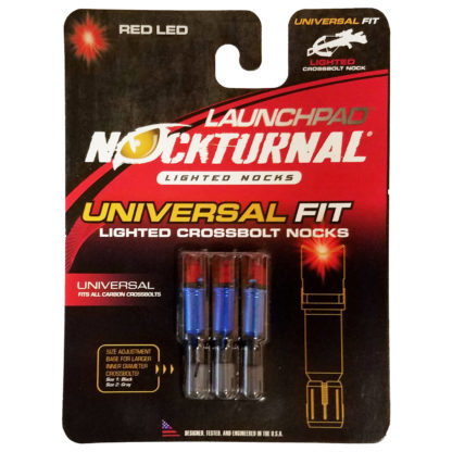 Nockturnal Launchpad Crossbow Lighted Nock Red NT-772