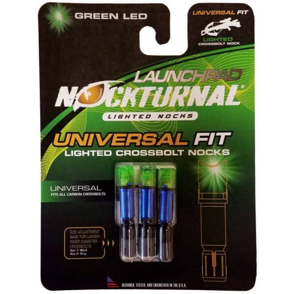 Nockturnal Launchpad Crossbow Lighted Nock Green NT-775