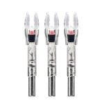 Nockturnal G Nock Shift Red Lighted Nock 3 Pack .166 Gold Tip Pierce, Victory VAP, Easton ACC NT-813 Nockturnal-01601 G Nock Shift Red 3pk NT-813