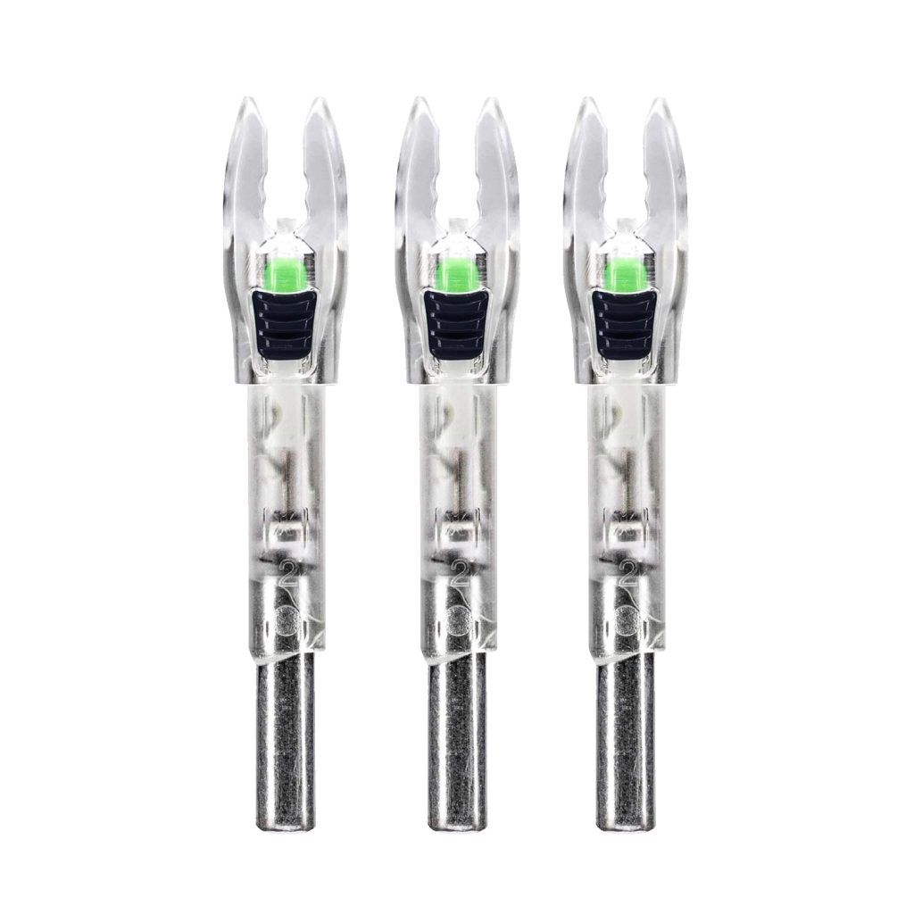 Nockturnal-01602 G Nock Shift Green 3pk NT-814