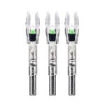 Nockturnal G Nock Shift Green Lighted Nock 3 Pack .166 Gold Tip Pierce, Victory VAP, Easton ACC NT-814 Nockturnal-01602 G Nock Shift Green 3pk NT-814