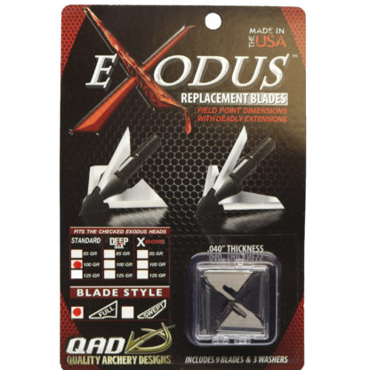 Exodus Broadhead Replacement Blades 100 Grain