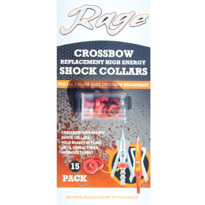 Rage Crossbow Broadhead Replacement Shock Collars R32700