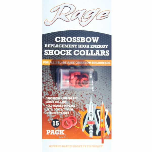 Rage Crossbow Broadhead Replacement Shock Collars R32700