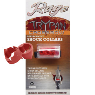 Rage Crossbow Broadhead Trypan Shock Collars R35207
