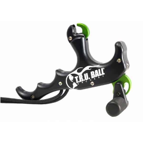 TRU Ball Archer Release T-Rex 4 Finger Release TTR4-BK