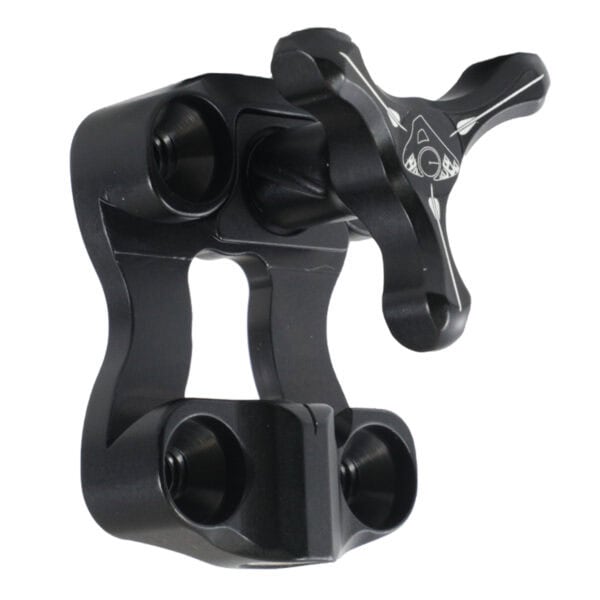 Axcel Sights Achieve XP Wedge Lock Mounting Bracket with Tri Star Knob Black