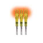 Lumenok Lighted Nock Signature S 3pk Orange SL3