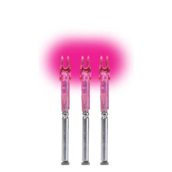 Lumenok Lighted X Nock 3pk Pink X3P