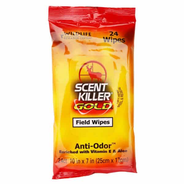 Wildlife Research Center Scent Killer Gold Field Wipes