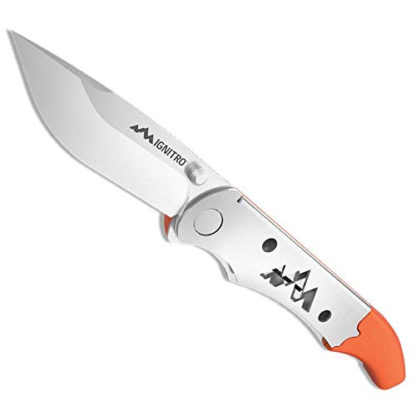 Outdoor Edge Ignitro Survivak Knife with Fire Starter and Whistle IG-23C