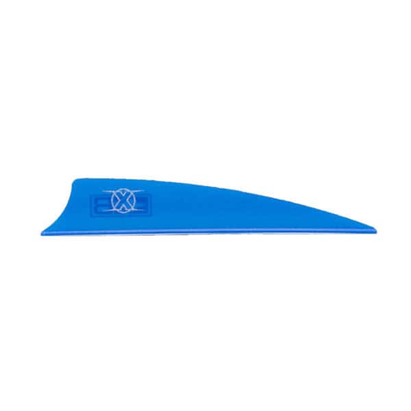 Bohning X Vane 3" Shield Cut Satin Blue