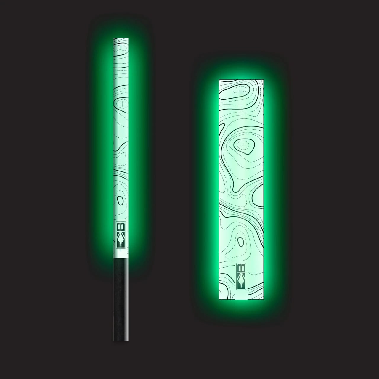 Bohning Topo Arrow Wraps Glow in the Dark