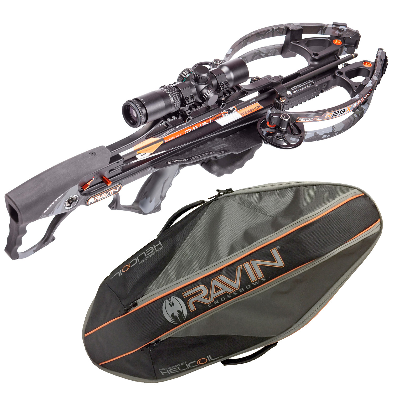 Ravin Crossbows R29X Predator Dusk Camo 450fps Package with Free Soft Case R040 (Fully Assembled) - Farmstead Outdoors