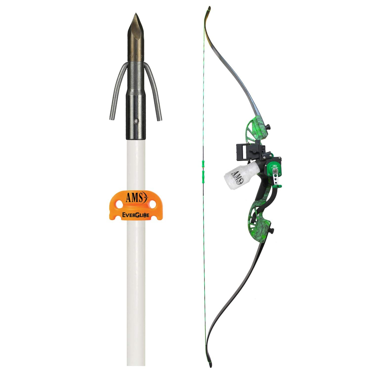 AMS Bowfishing Water Moc™ Bow and Kit Right Hand B705-MOC-RH