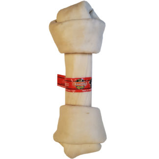 Lennox Rawhide Natural Knotted Bone Dog Chew 11-12 Inch