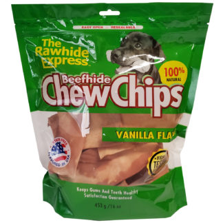 Lennox Rawhide Chew Chips Beefhide Vanilla Flavor