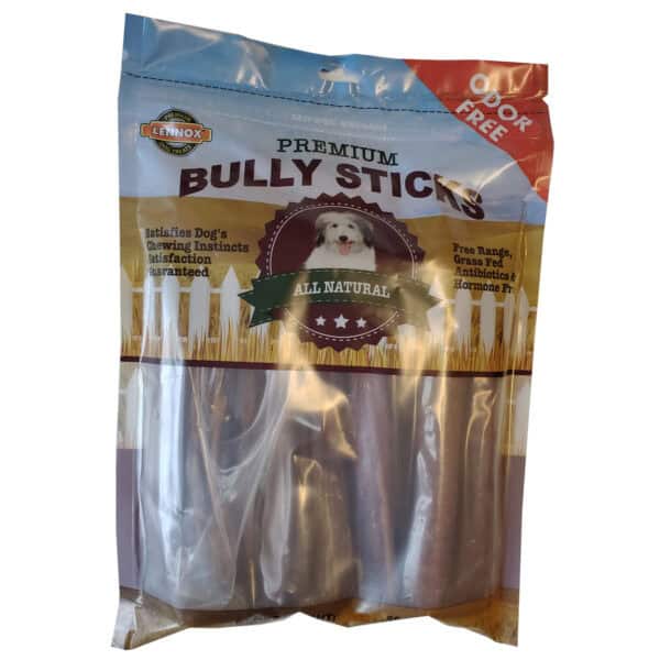 Lennox Rawhide Premium Bully Sticks Odor Free 8oz