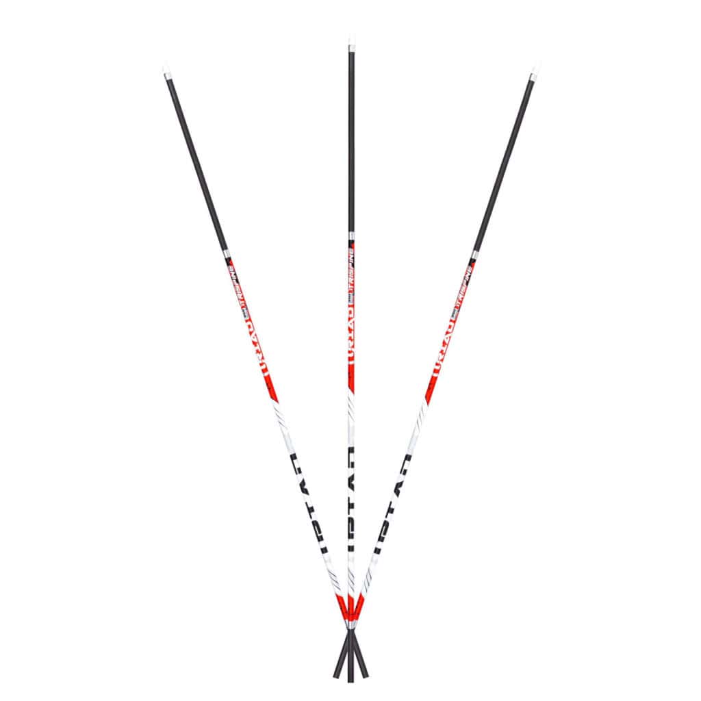 Carbon Express Arrows Maxima Triad Red Zone 12 Pack Bare Shafts 300 350
