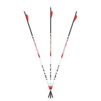 Carbon Express Arrows Maxima Triad Fletched Shafts Red Zone