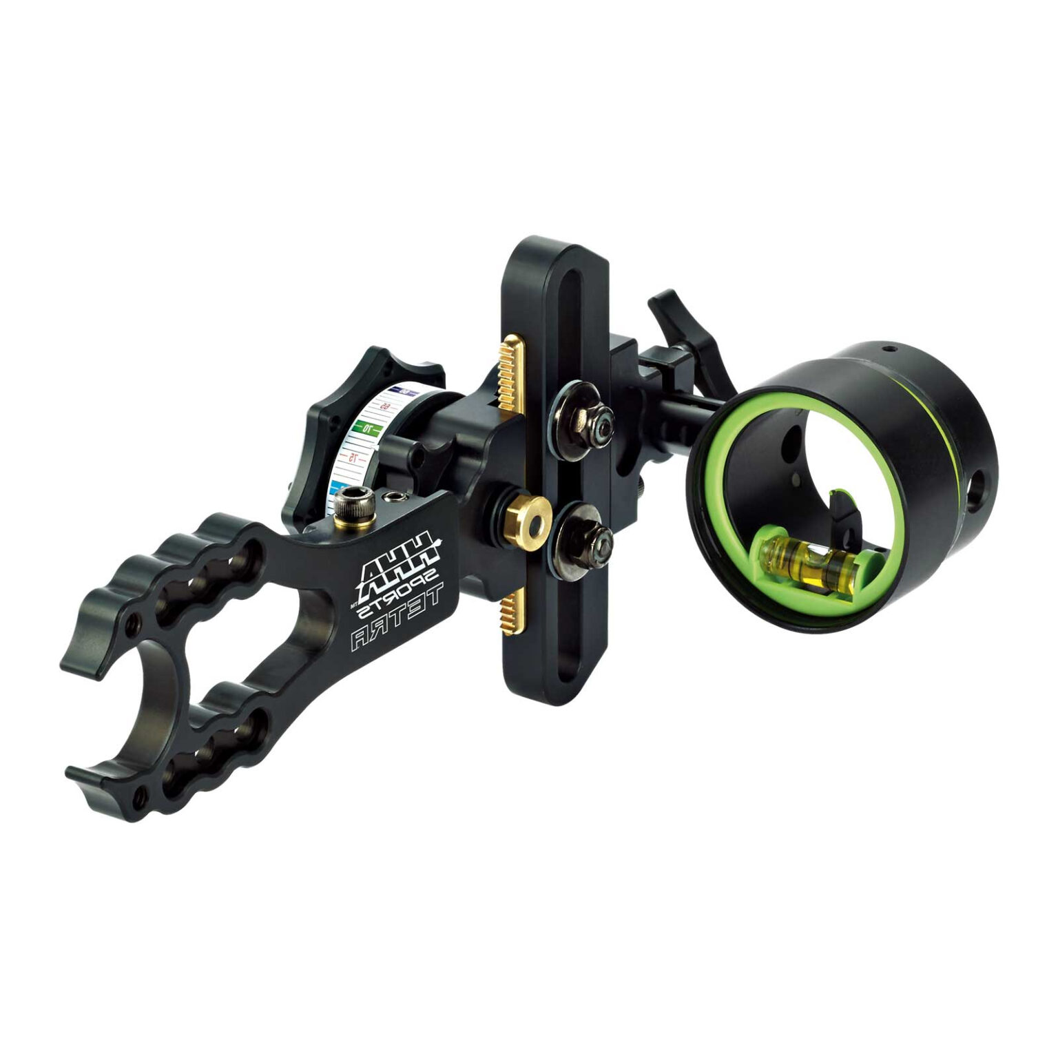 HHA Sports Bow Sight Tetra Dial .019 1 Pin Green 1 5/8