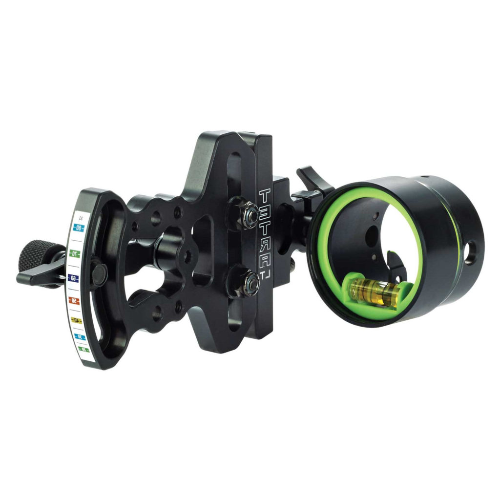 HHA Sports Bow Sight Tetra LT Slider .010 1 Pin Green 1 5/8