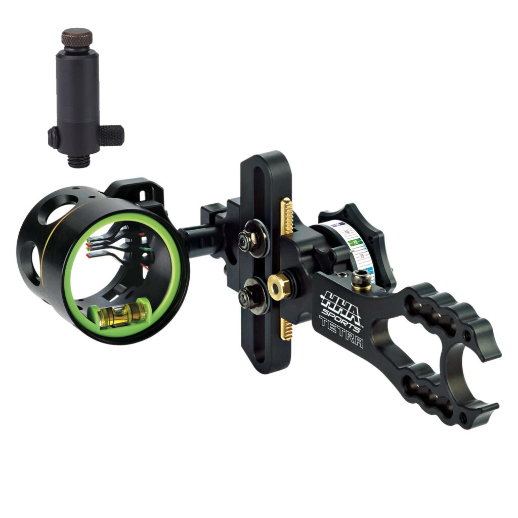 HHA Sports Bow Sight Tetra Dial .019 4 Pin 1 3/4