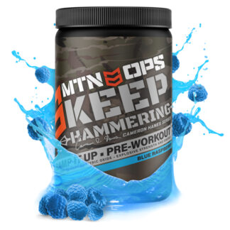 Mountain OPS Keep Hammering Pre-Workout Blue Raspberry