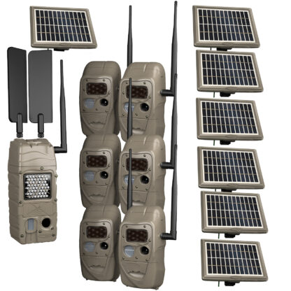 Cuddeback Cuddelink Verizon Cell Starter Kit 2+1 Model 09031 w 3 Solars Black Flash
