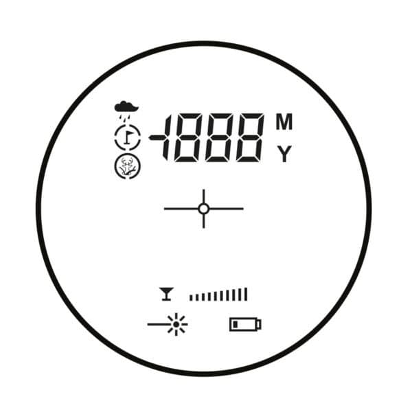 Hawke Optics Laser Range Finder 800 6x25 LRF 800 Reticle